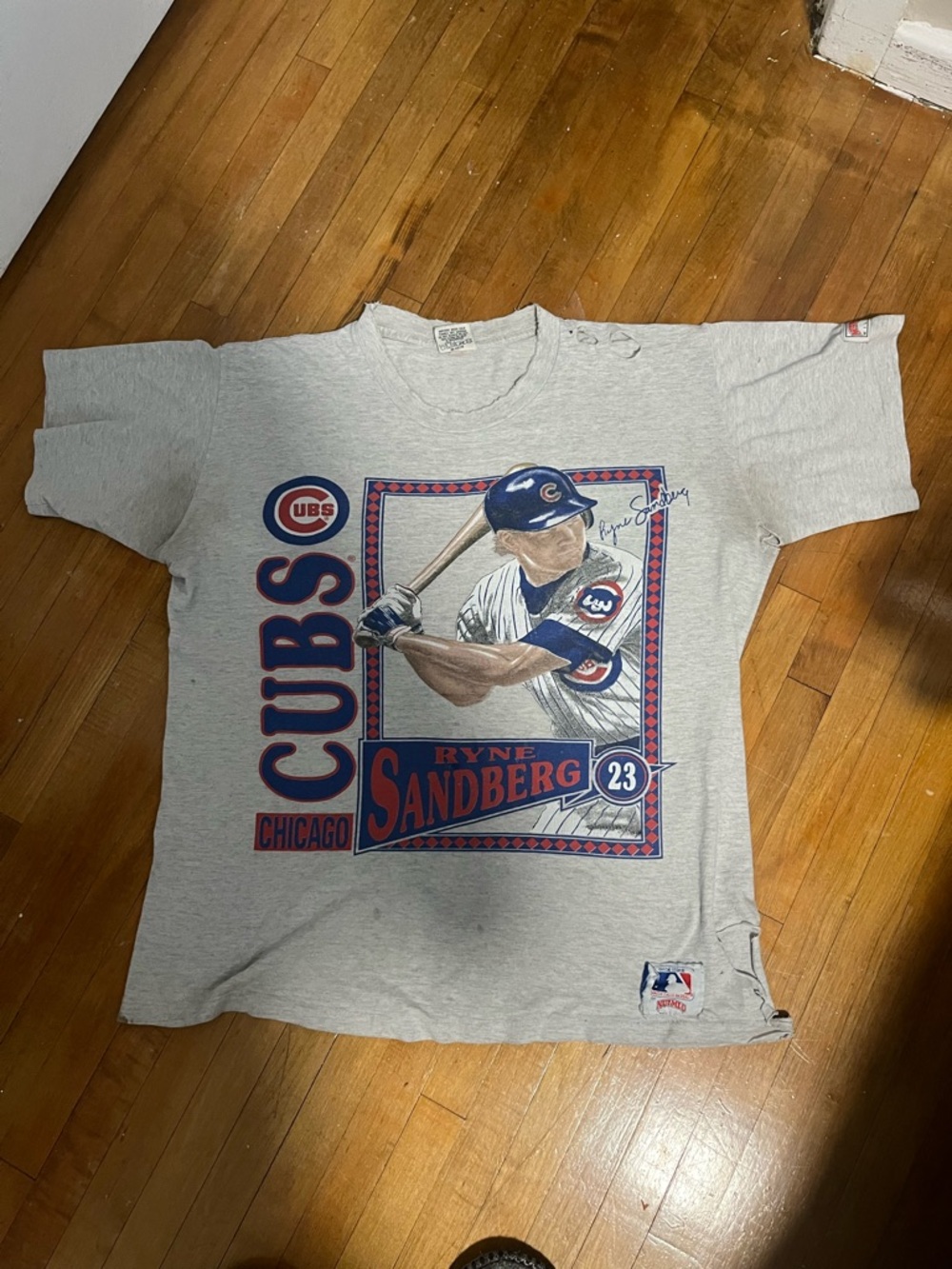 Vintage 1990 Chicago Cubs Ryne Sandberg T- Shirts